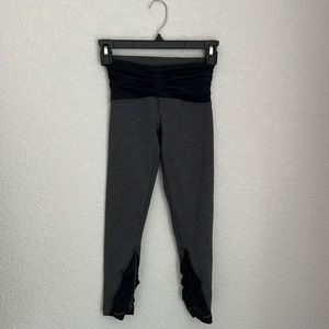 Lululemon leggings. Gray and black. Size 2.
